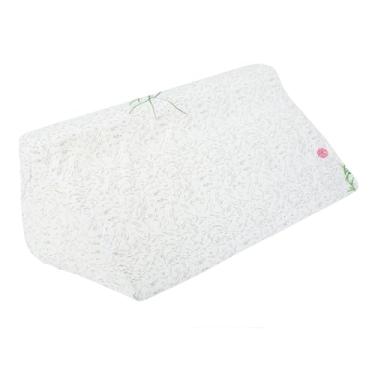 Imagem de Travesseiro de cunha lateral travesseiro de travesseiro de cama traseiro travesseiro de travesseiro de cunha Suporte confortável para pacientes com algodão de alta densidade de (60 * 25 * 20cm)