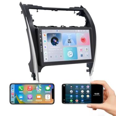 Imagem de Roadanvi X12 Estéreo automotivo de 10,2 polegadas para Toyota Camry 2012 2013 2014 Carplay Android Auto Rádio Bluetooth WiFi 4G LTE 1280 x 720 QLED Tela sensível ao toque Android 12 unidade de cabeça