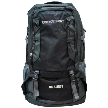 Imagem de Mochila Convoy Sport Camping 60l Em Poliéster - Preto