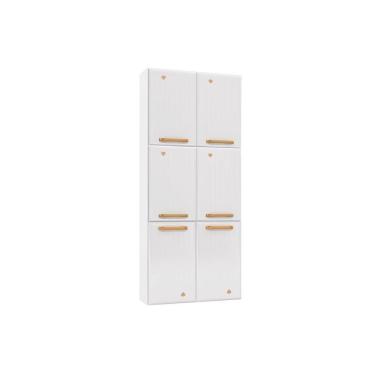 Imagem de Paneleiro De Cozinha Diamante 6 Portas 70cm Branco - Telasul