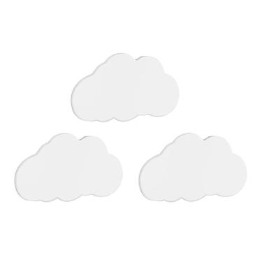 Imagem de Kit 3 Luminarias De Parede Nuvem Com Led - Branco