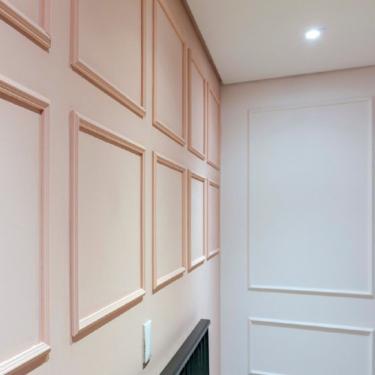 Imagem de Kit Com 15 Rodameio De Poliestireno 13mm X 200cm X 2,3cm M3 Gart Branco