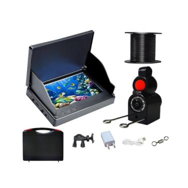 Imagem de UGPLM Fishfinder LCD Visão Estável Equipamentos de Pesca Câmera de Pesca Subaquática À Prova D'Água para Esportes Aquáticos no Gelo em Lago, 15 Milhões