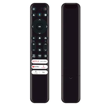 Imagem de Controle remoto de voz de substituição RC813 adequado para TCL 55Q650G 75Q650G 65Q650G 85Q650G Q6 QLED 4K Smart TV Google TV