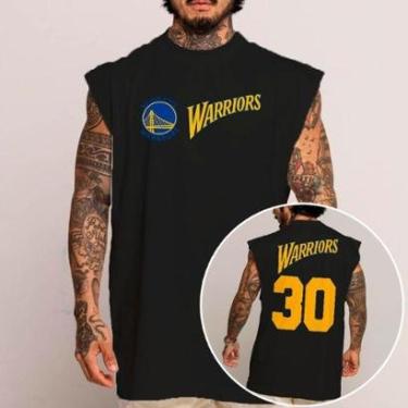 Imagem de Camiseta Regata Algodão Machão Oversized Abstract Basquete Arte Time Moda-Unissex