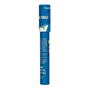 Imagem de Lança Fumaça para Eventos e Celebrações - 20cm - Popper, Azul claro