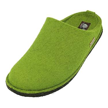 Imagem de Haflinger Pantufa macia unissex para adultos, Verde, 7