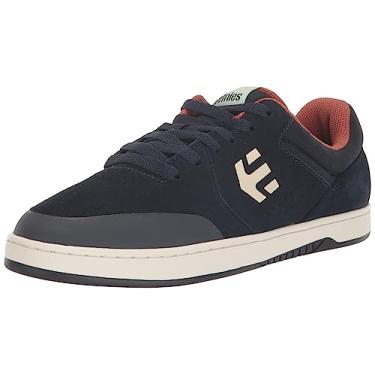 Imagem de Etnies Tênis de skate Marana, Azul-marinho/marrom/branco, 8.5