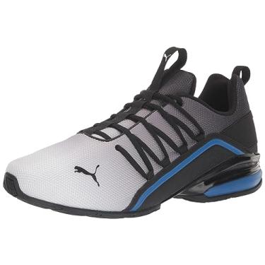 Imagem de PUMA Tênis masculino Alexion Cross Trainer, Branco e preto azul victoria Ss22, 38