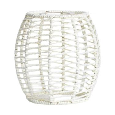 Imagem de Ioensy Abajur de tecido, capas de lustre, abajur pendente artesanal, de teto rústico para quarto, corredor, café de hotel