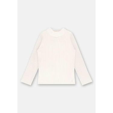 Imagem de Blusa Infantil Feminina em Ribana Canelada Up Baby, Off, White, 2