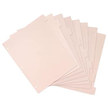 Imagem de Koqye Divisores de Índice de Fichário de 8 Abas para 3 Fichários, Divisórias de Plástico Coloridas com Abas, Divisórias Resistentes Perfuradas com 3 Furos - Organize A Escola e O Escritório