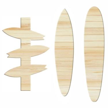 Imagem de Kit 3 Tábuas de Pinus em Forma de Seta Indicativa Pranchas Prancha de Surf Hibrid e Longboard Cor:PINUS NATURAL;Tamanho: