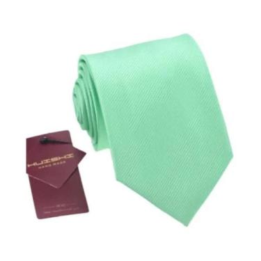 Imagem de Gravata Jacquard Masculina Azul Escuro - Impermeável, 8cm x 6cm - Para