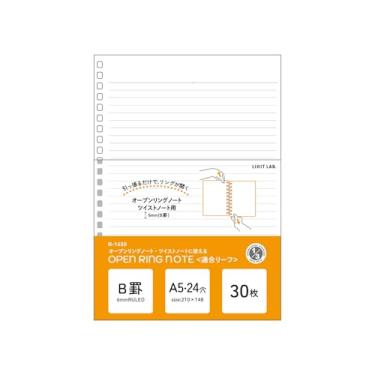 Imagem de LIHIT LAB. Caderno recarregável (diário), papel forrado, 20,8 x 14,7 cm (N1650)