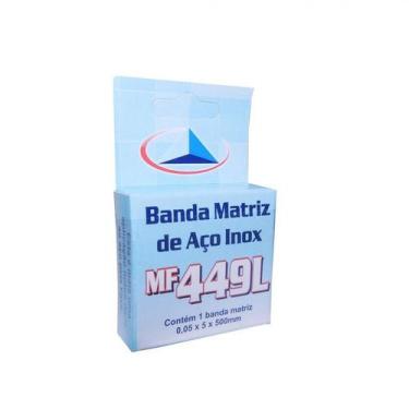 Imagem de Fita Banda Matriz Metálica 5mm (0,05mm) - Fava