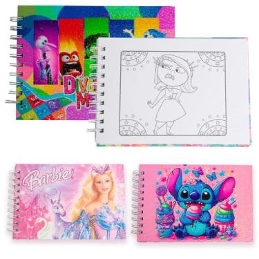 Imagem de Livro Para Colorir Holográfico Stitch Barbie Divertidamente - Toys 2u,