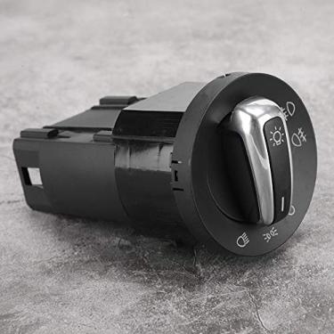 Imagem de RiToEasysports Chave do Farol do Carro Controle de Farol de Neblina Substituição Interruptor 3BD941531A 1C0941531 1C0941531A 6R0941531 Com Material ABS para Besouro