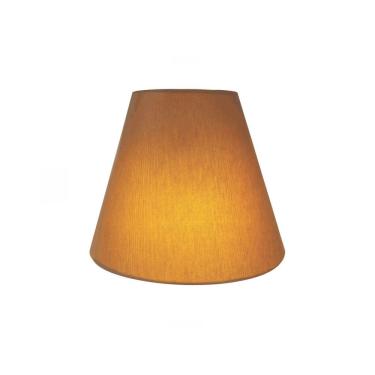 Imagem de Arandela Retro Cone Md-2001 Cúpula em Tecido 25/26x13cm Palha - Bivolt