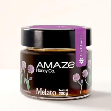 Imagem de Mel de Melato 100% Cru Puro Amaze Honey Black Forest 200g Sabor Intenso da Floresta Negra Rico em Minerais e Antioxidantes Sem Processamento