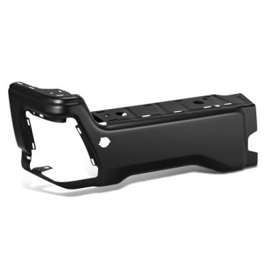 Imagem de DNA MOTORING Para-choque traseiro esquerdo compatível com Ford F250 SD 2023-2025, F350 SD, F450 SD, com orifícios para sensor de estacionamento, PC3B17A894, preto, BUMP-R-F25023-C-02-BK-L