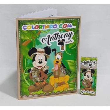 Imagem de 10 kit colorir personalizado - Orvalho Festas