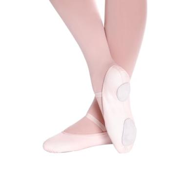Imagem de Sapatilha Ballet Meia-Ponta Estudante Só Dança, em Lona, F23, Rosa, 27