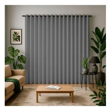Imagem de Cortina Tecido Oxford Grosso 3 Metros x 250 Largura Premium – Decoração valorizada com acabamento superior