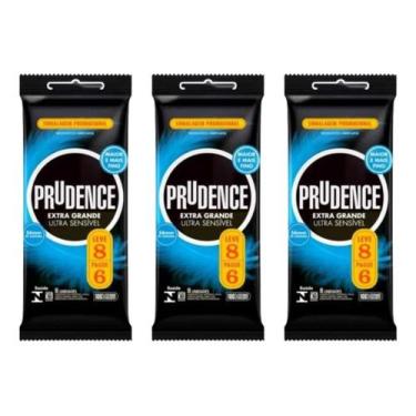 Imagem de Preservativo Prudence Extra Grande Ultra Sensível 24 Unidades
