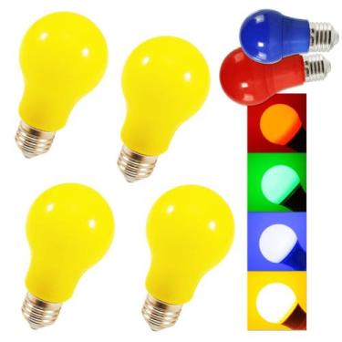 Imagem de Jogo Com 4 Lâmpadas Para Decoração De Festas Natal Luz Led 7w E27 Cor 