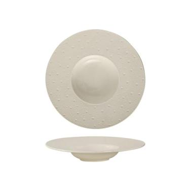 Imagem de Prato de cerâmica nórdico criativo Pit prato de sobremesa especial para restaurante - chapéu branco