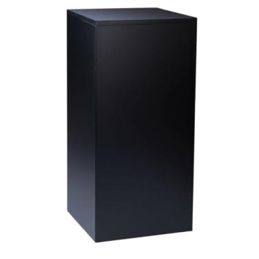 Imagem de Cubo Tablado Para Lojas Vitrine Base Fotos MDF Preto 90x30x30cm