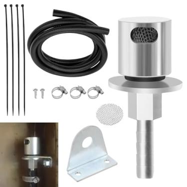 Imagem de Válvula de ventilação de montagem remota com kit de linha de combustível para tanques de combustível, tamanho farpa de 5/40.6 cm, válvula de retenção de rolagem externa, peça de substituição de linha