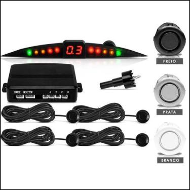 Imagem de Sensor de Estacionamento 4 pontos branco perola - RAFCAR