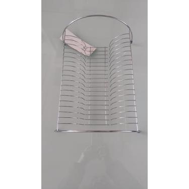 Imagem de Escorredor Organizador Cromado Para Pratos