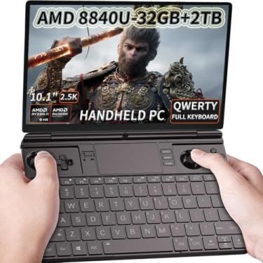 Imagem de GPD Win Max 2 2024 [AMD Ryzen 7 8840U-32GB+2TB] 10.1 Inches Mini Handheld Win 11 PC Video Game Console Laptop 2560X1600 TouchScreen Tablet PC