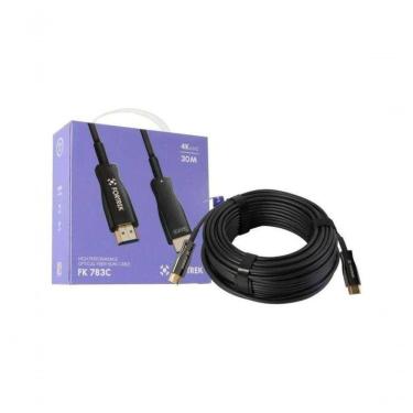 Imagem de Cabo Hdmi Fibra óptica 4k Fk 783c 30m Fortrek