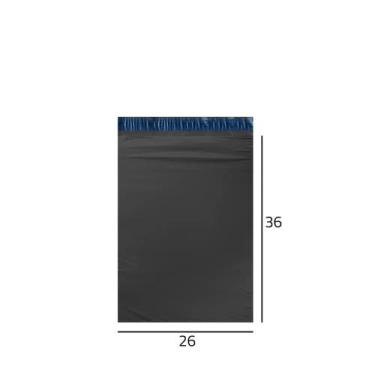 Imagem de Envelope de Segurança 26x36 cm Cinza, Autoadesivo, Resistente e Seguro