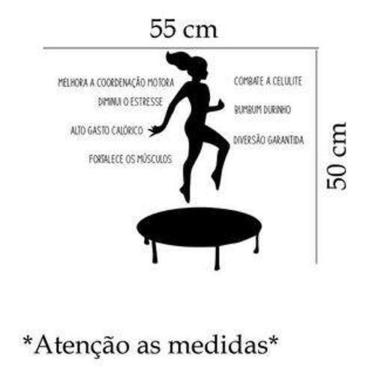 Imagem de Adesivo De Parede Frases Jump Mod01