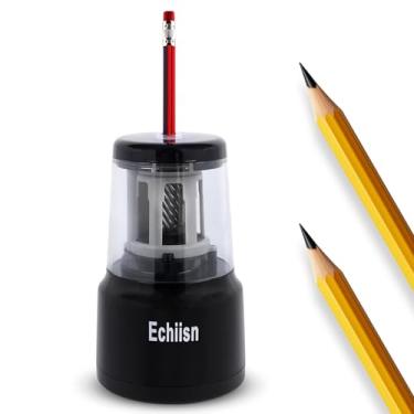 Imagem de Apontador de lápis elétrico, super afiado para escritório, motor potente sem paradas, 10 anos de garantia (preto)