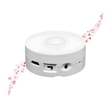 Imagem de XLW Gravador de voz, gravação de voz de mensagem de 195 segundos, grave mensagens personalizadas para brinquedos de pelúcia, bichos de pelúcia, bonecas, travesseiros, recarregável por USB, fácil de