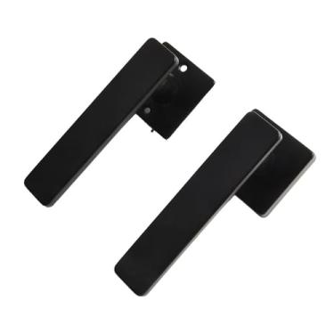 Imagem de Para fechadura de porta interna de quarto, fechadura preta, aplicação de segurança confiável para portas de sala de esta