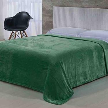 Imagem de Cobertor Toque de Seda 2,20 x 2,40 Verde Malta Niazitex