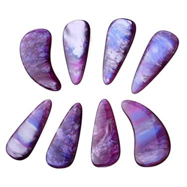 Imagem de Phefop Capas de Unhas de Silicone Guzheng, Fortes e Leves Picaretas de Dedos, Fáceis de Usar e Reutilizáveis, Defesa para Dedos, Unhas Claras, para Usar Confortável Sem Danificar (Cor da Via Láctea)