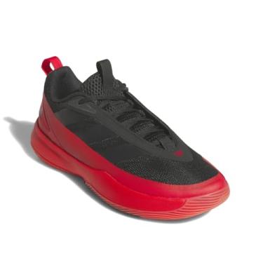Imagem de adidas Subzone Basketball unissex para adultos, Preto/Vermelho/Carbono, 12 Women/11 Men