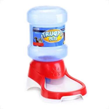 Imagem de Bebedouro Automático Truqys Pets Vermelho Galão - 2 Litros