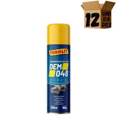 Imagem de Kit 12 Tubolit Dem 048 Desengripante Profissional Completo 300ml