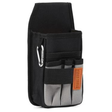 Imagem de Bolsa de ferramentas VIDAR TOOLS pequena com clipe de cinto, 5 bolsos 