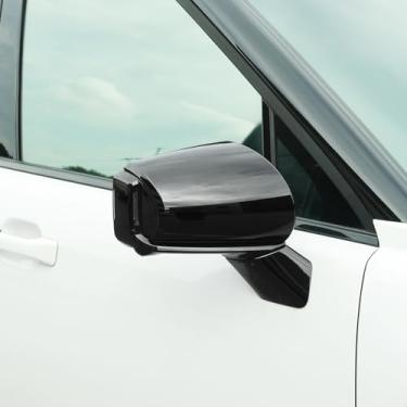 Imagem de YOUTOOCAR 2 peças de capas de espelho externo laterais para espelhos retrovisores compatíveis com acessórios Hyundai Palisade 2026 (preto brilhante)