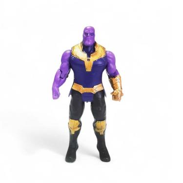 Imagem de Thanos Boneco Articulado 16cm Personagem Avengers Vingadores Heróis